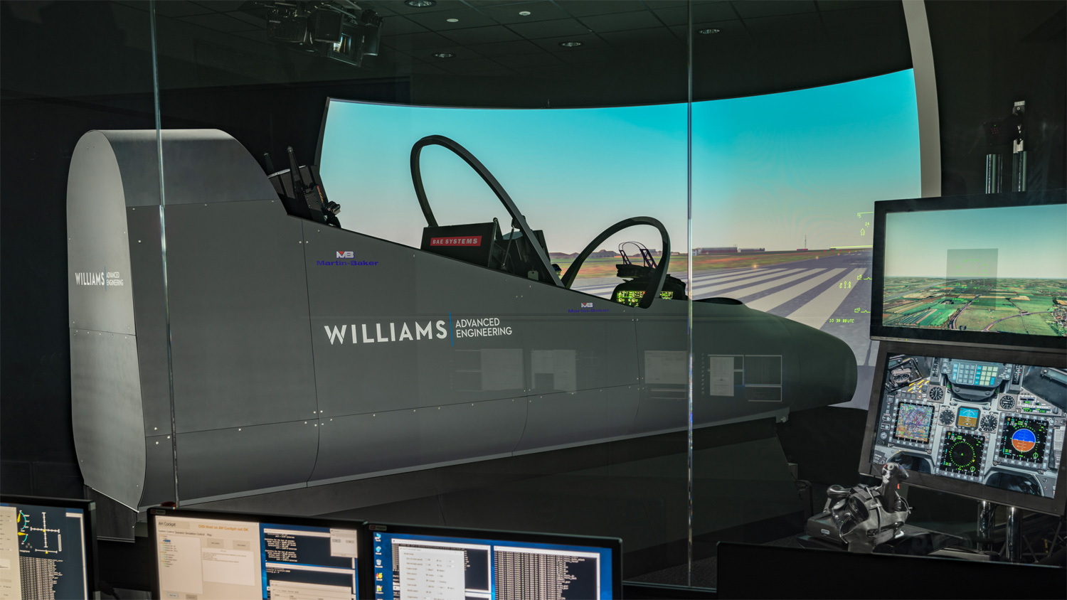 Williams car and cockpit