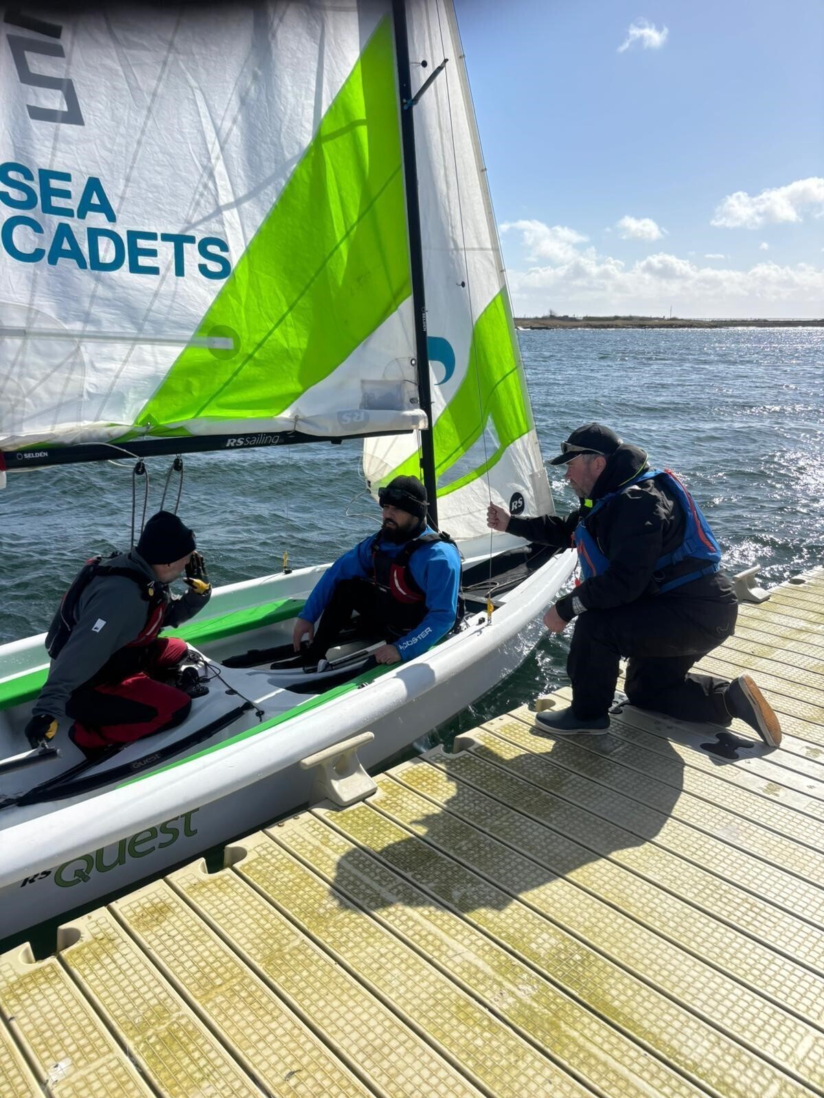 Jason with Sea Cadets
