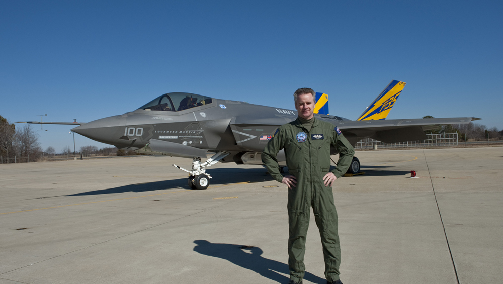 F-35 Lightning II - Peter Wilson after first flight