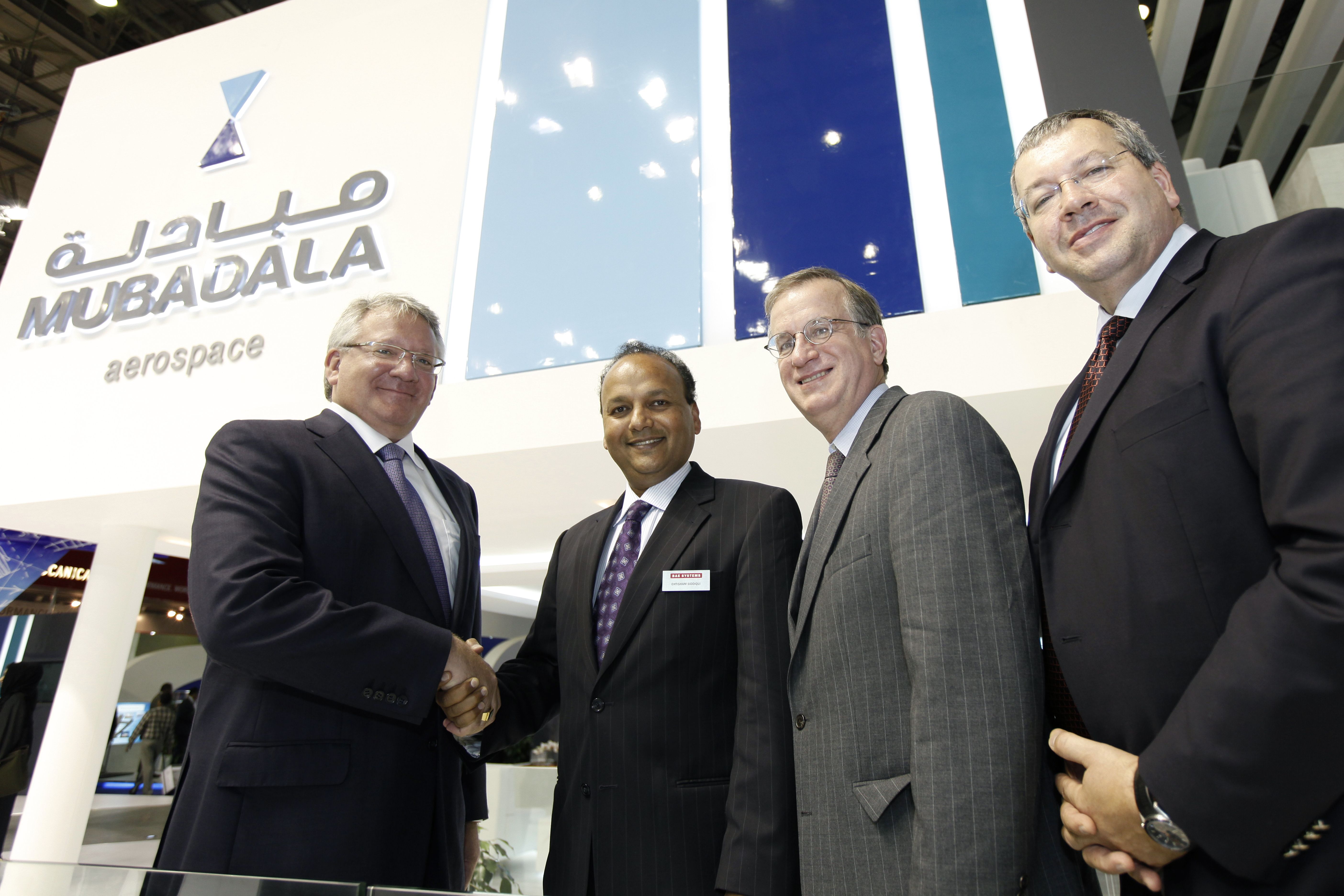 BAE Systems signing of the agreement with Abu Dhabi Aircraft Technologies and SR Technics