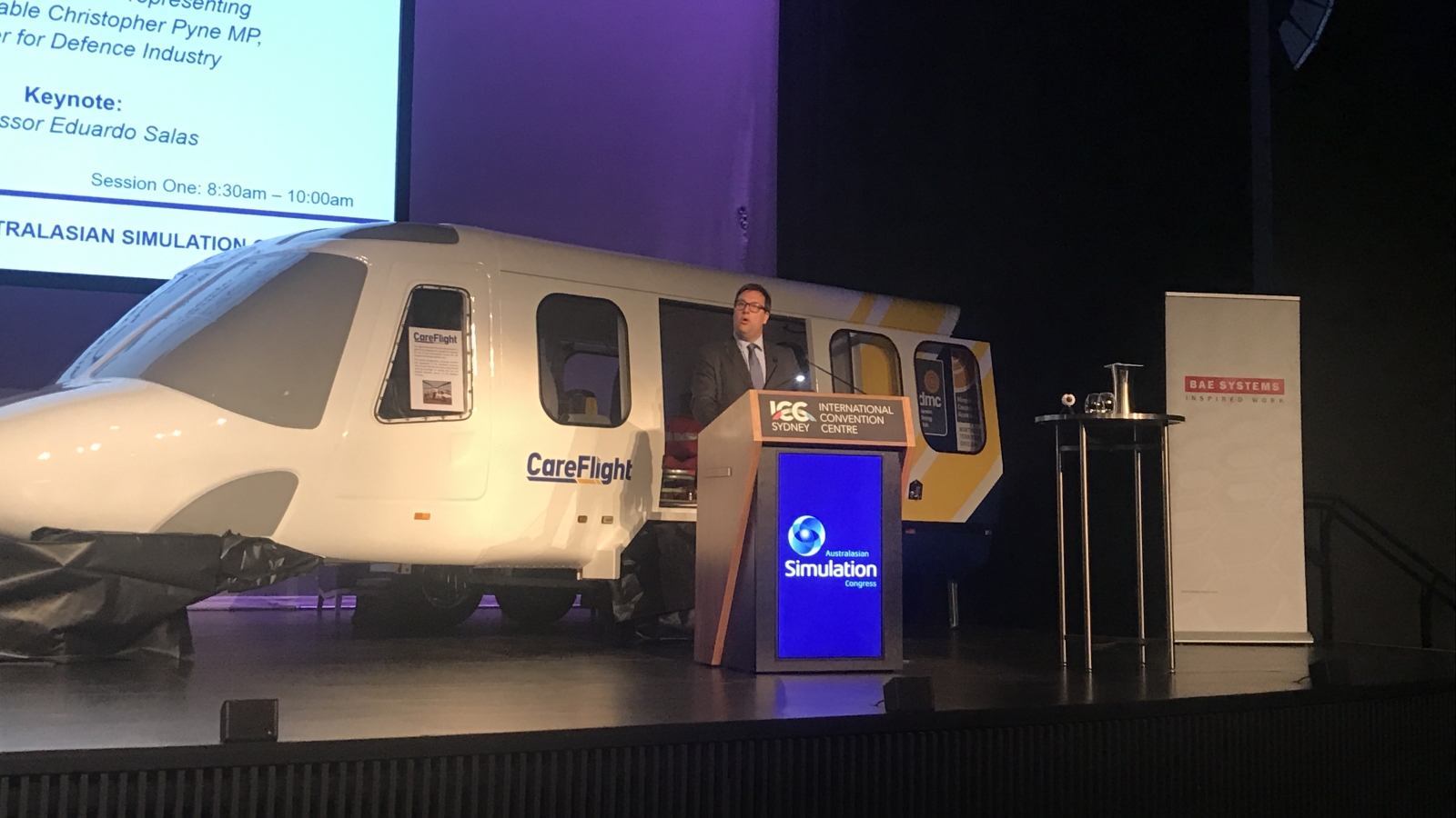 MP Jason Falinski opens the 2017 Australasian Simulation Congress