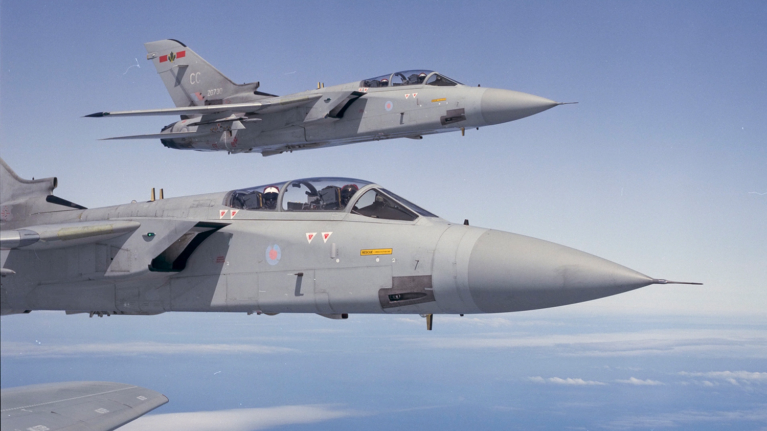 Image of Tornados from 5 Squadron in flight