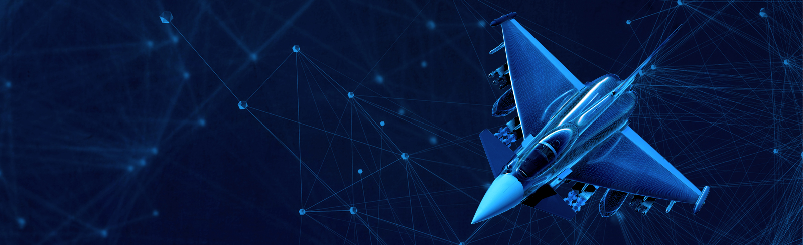 Dark navy typhoon aircraft 