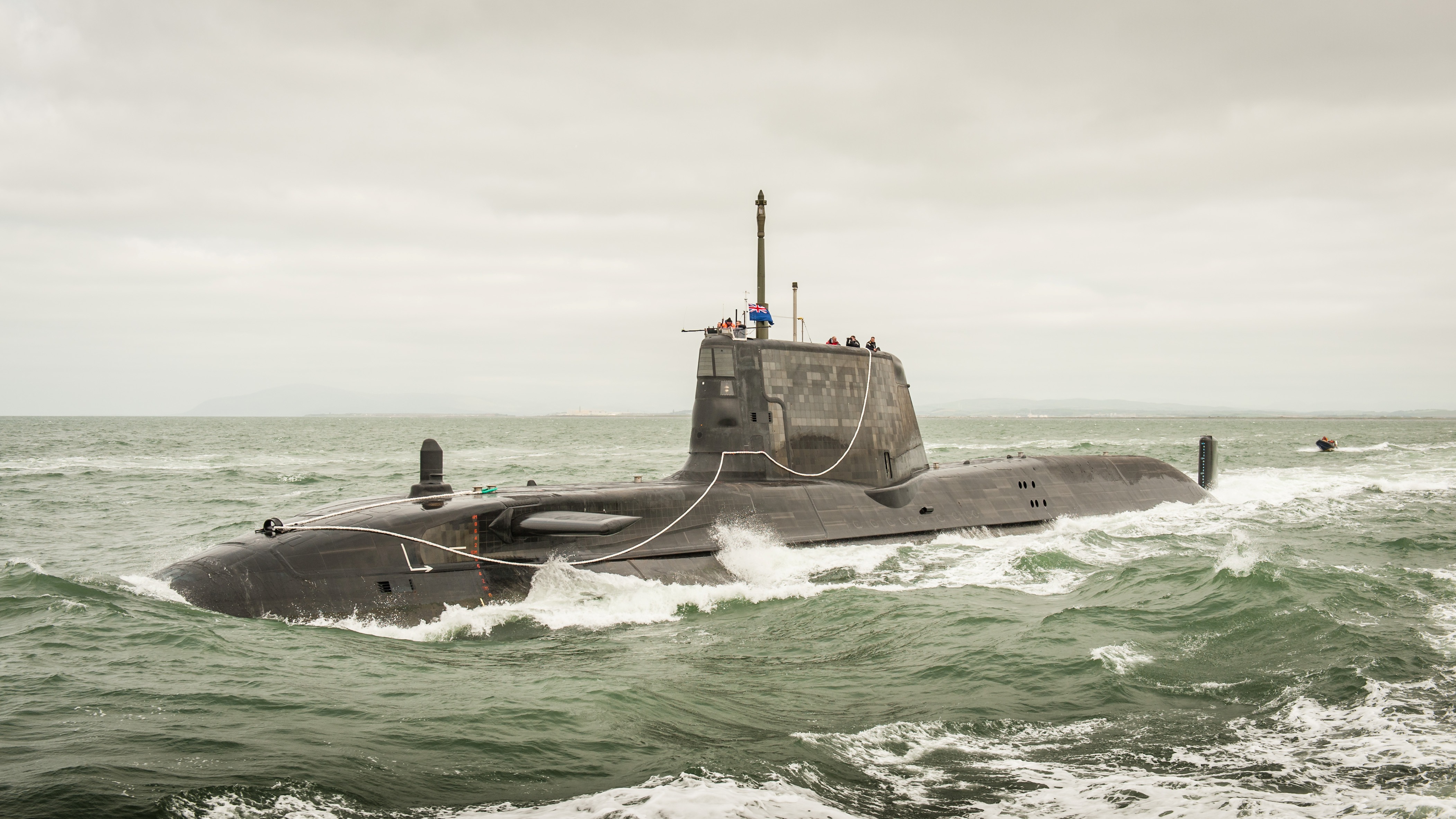 Ambush heads for sea trials under her own power