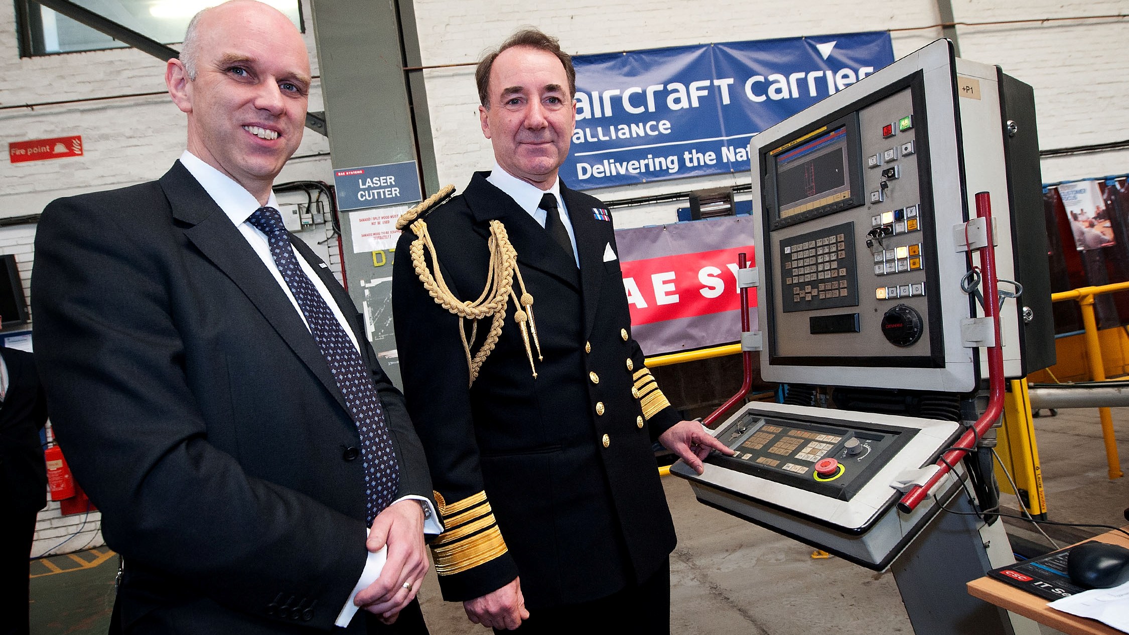 HMS Prince of Wales Lower Block 02 steel cut