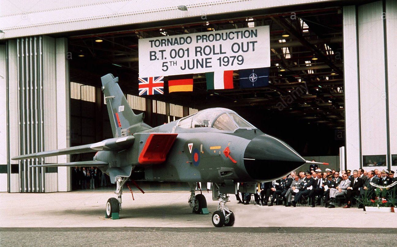 Roll Out of the First Production Tornado IDS at Warton on 5th June 1979