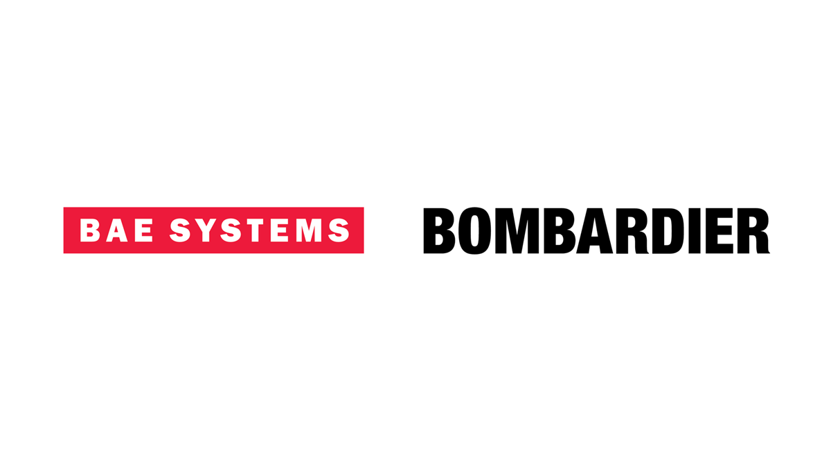 BAE Systems and Bombardier logos