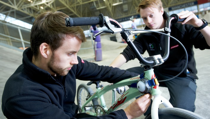 Image showing BMX engineers