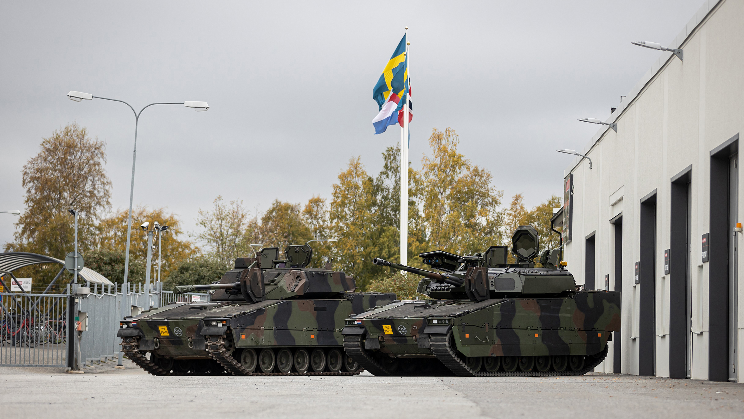 Old and new CV90s - Netherlands Ministry of Defence photo