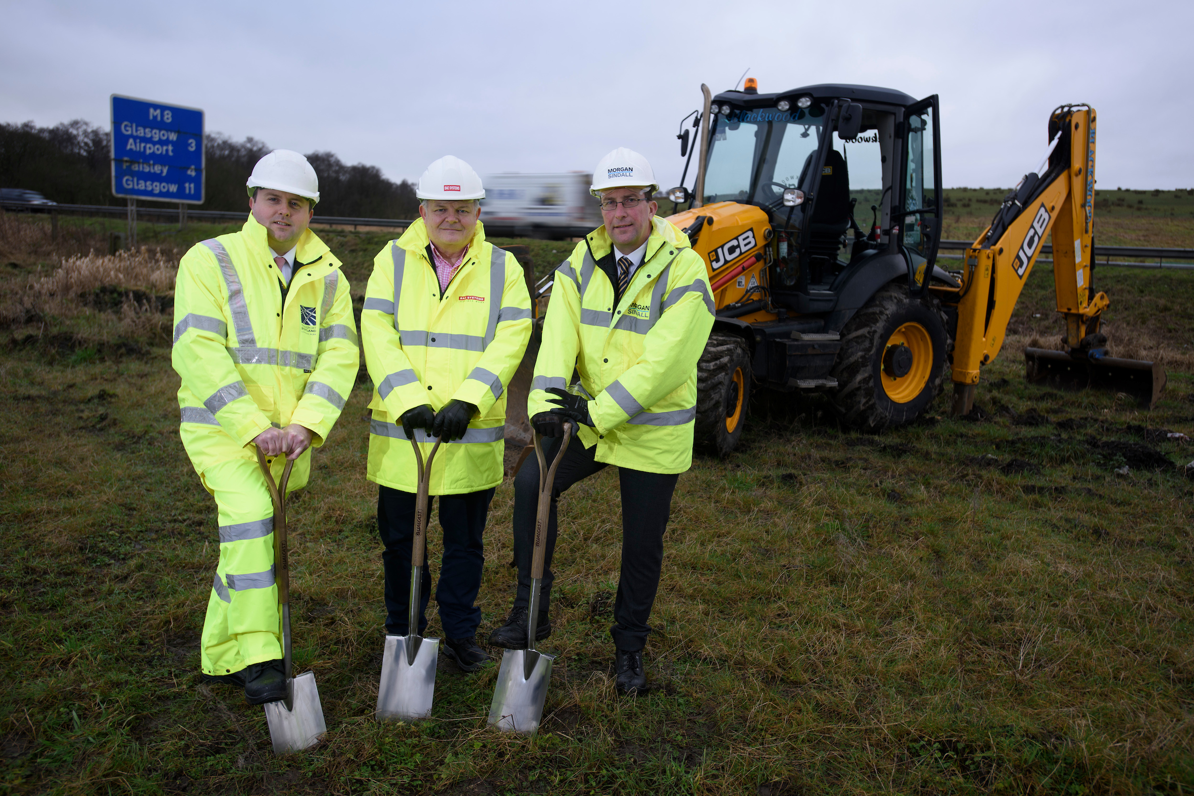 Construction of new M8 junction starts at Bishopton