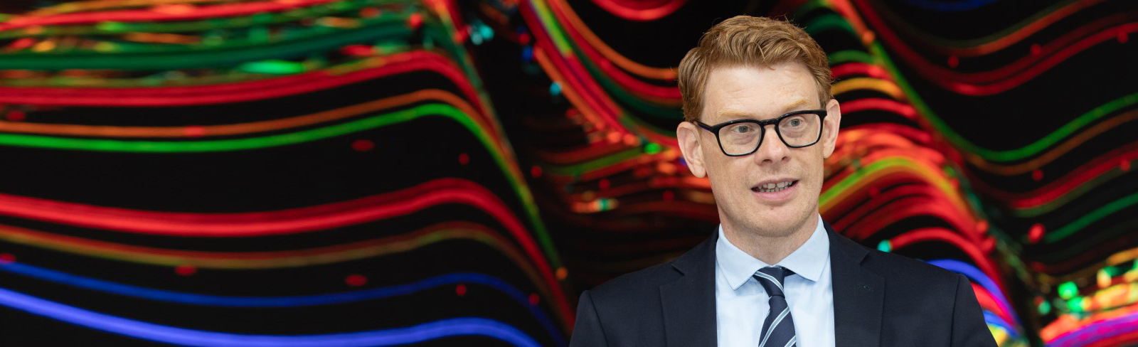 Close up of microchip components