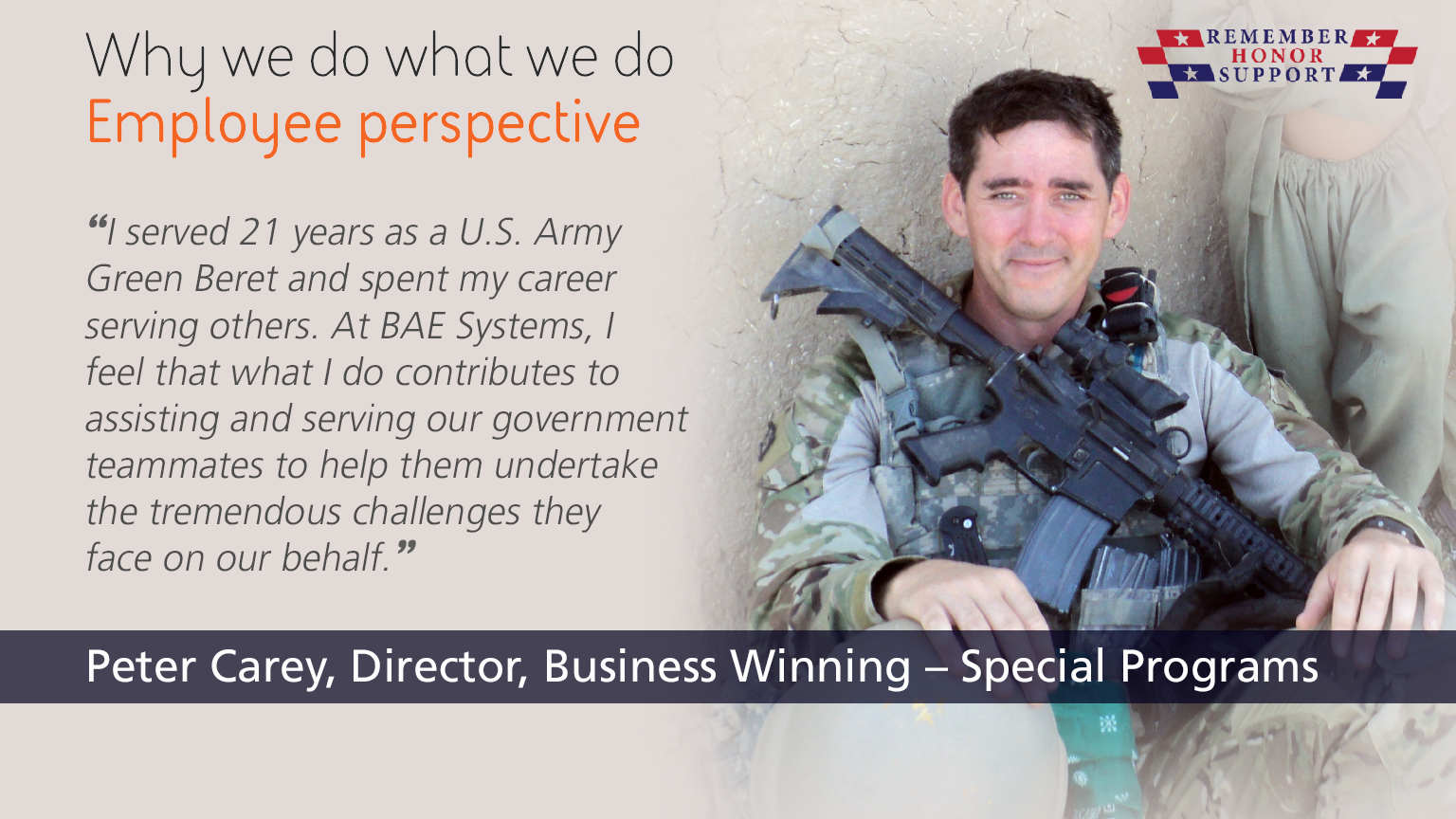 Remember. Honor. Support. 2020