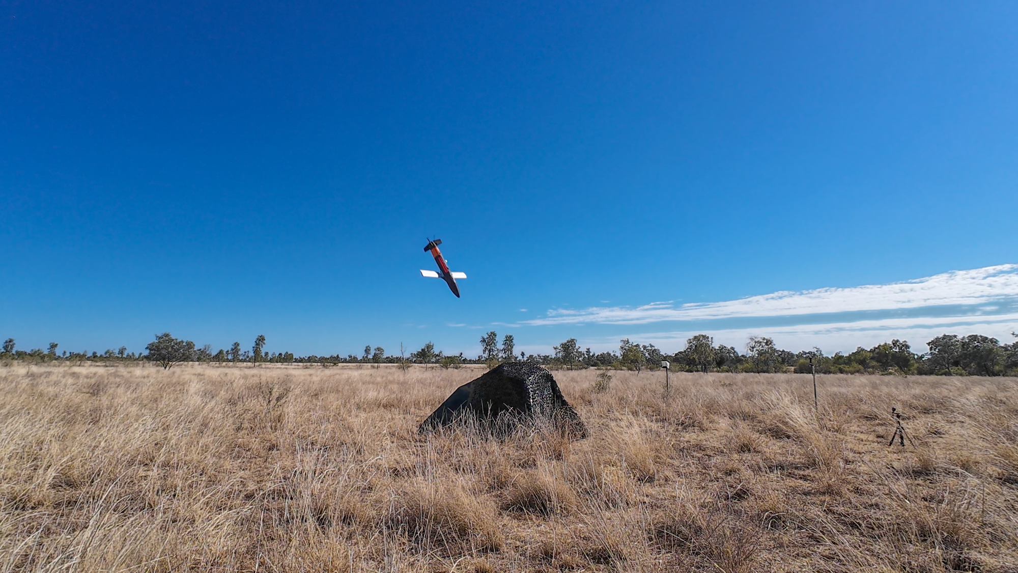 The RAZER Low-Cost Precision Guided Munition (LCPGM) hits its target at the flight certification in Cloncurry, Queensland