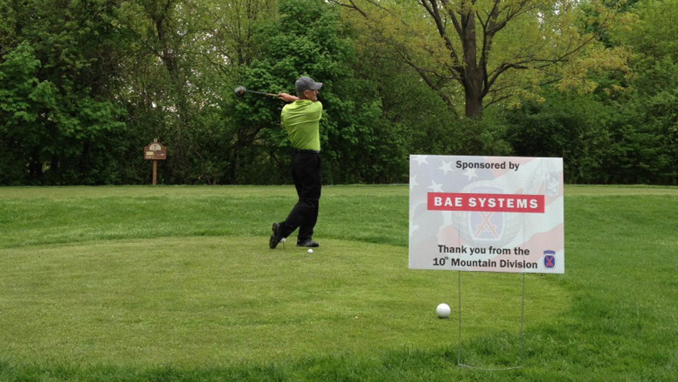 Participants in Tournament for the Troops enjoyed their time on the green.