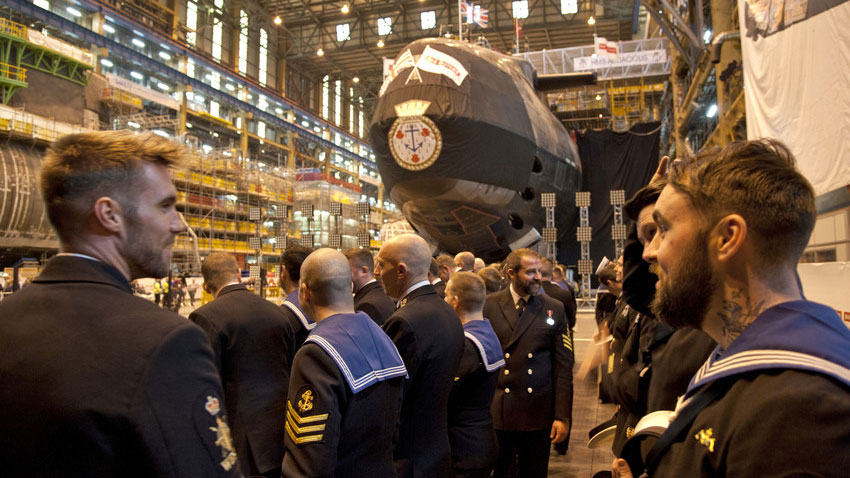 Image of Audacious and her crew