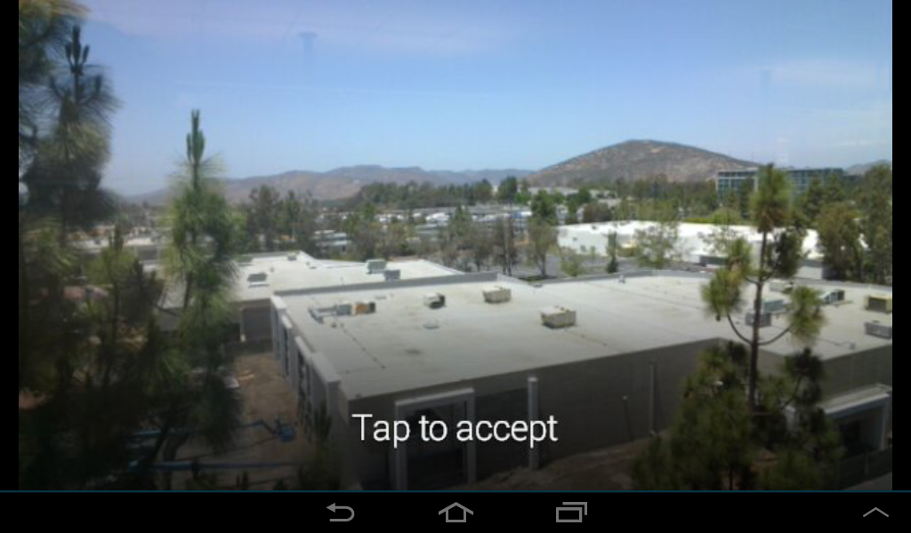 Google Glass example