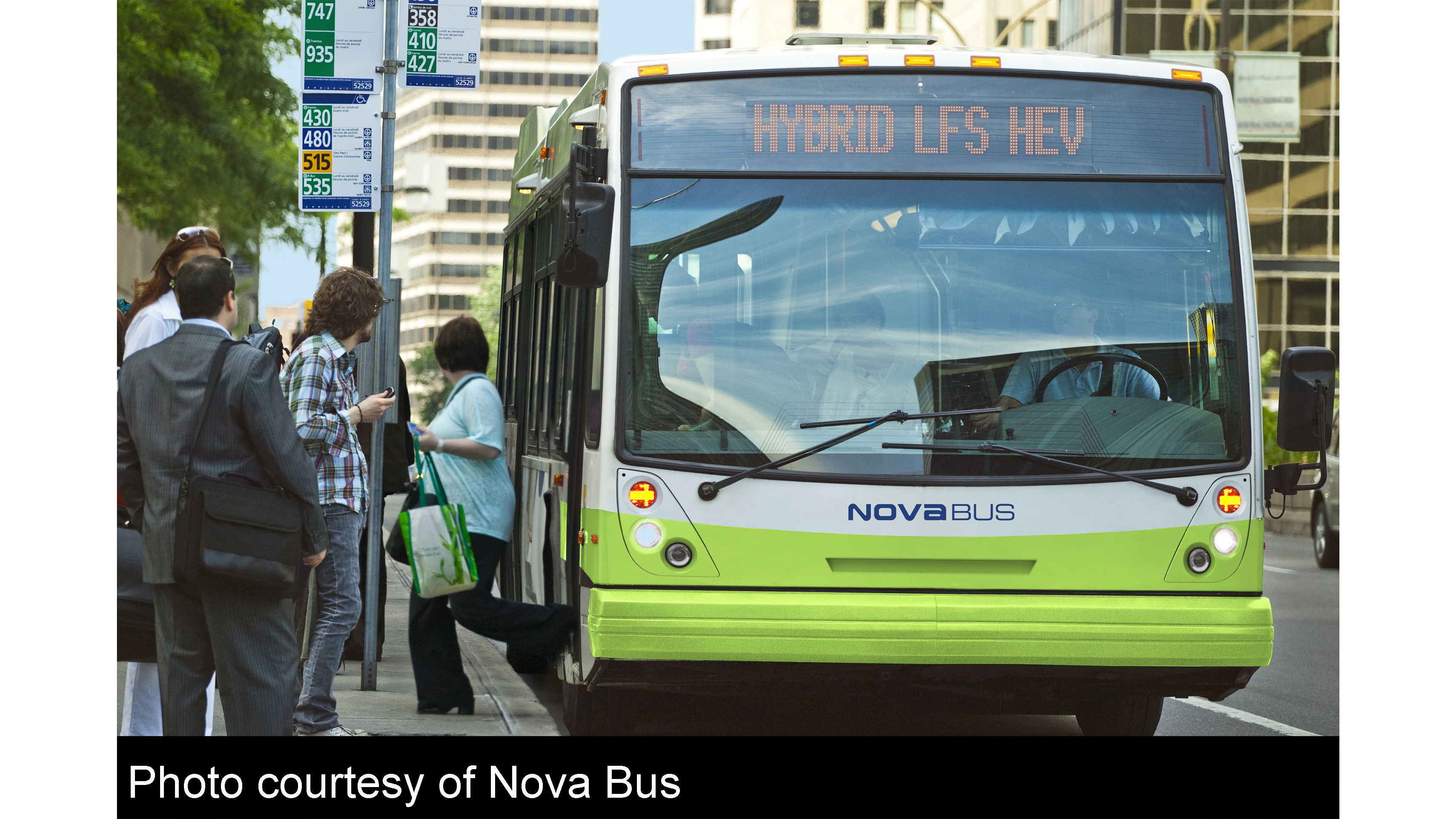 BAE Systems will provide its Series propulsion system for 475 Nova LFS hybrid electric buses for the Association du Transport Urbain du Quebec.