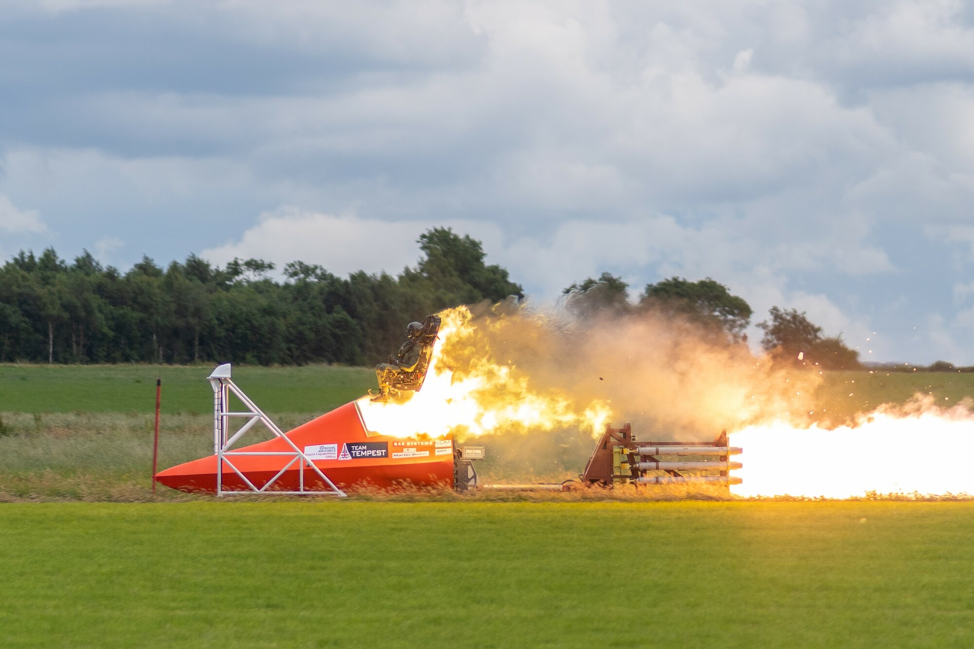 Image of crew escape test