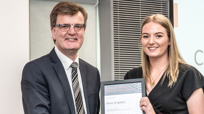 Image of Anna at a previous event in 2019. Image taken prior to social distancing guidelines