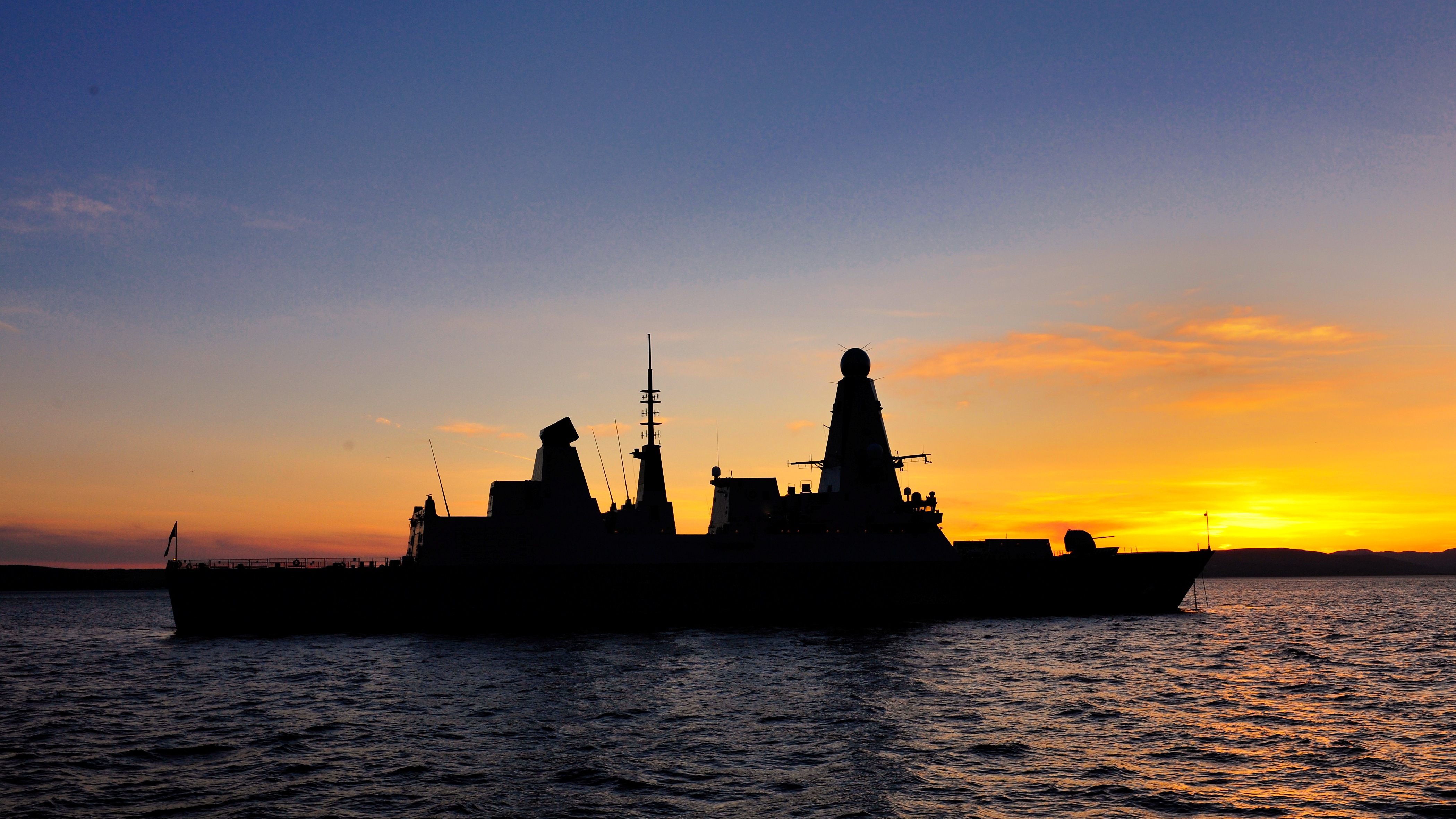 Dragon on Sea Trials