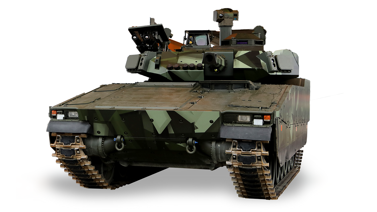 BAE Systems is showcasing the latest CV90 with the new D-series turret at DSEI.