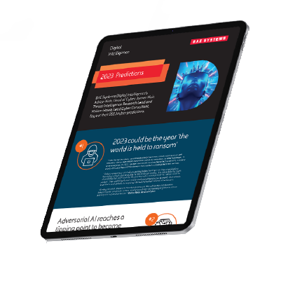 BAE Systems Digital Intelligence 2023 Predictions front cover image