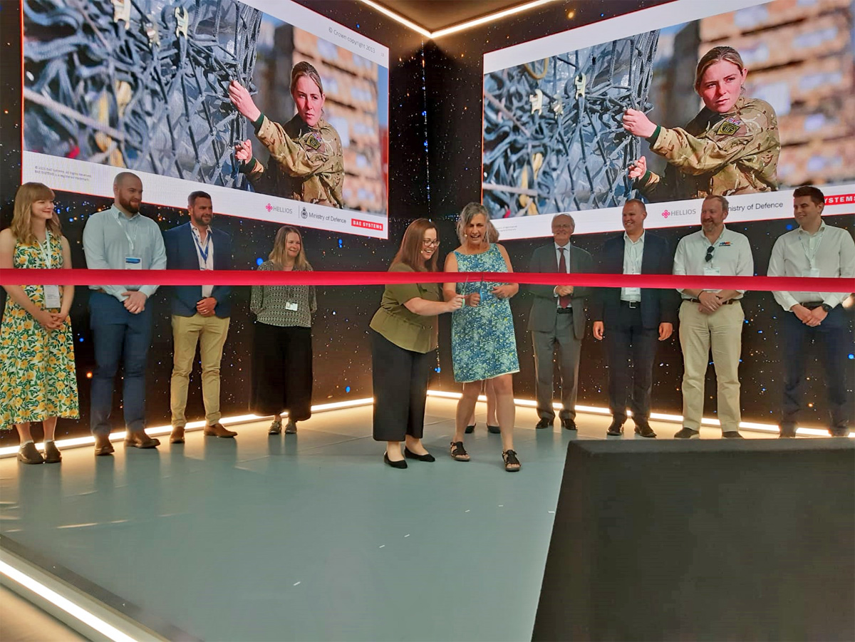 Hellios ribbon cutting at FIA 2022