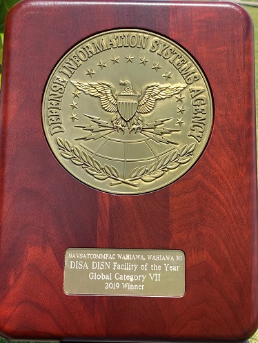 Hawaii facility recognized with DISA’s global “2019 Facility of the Year” award