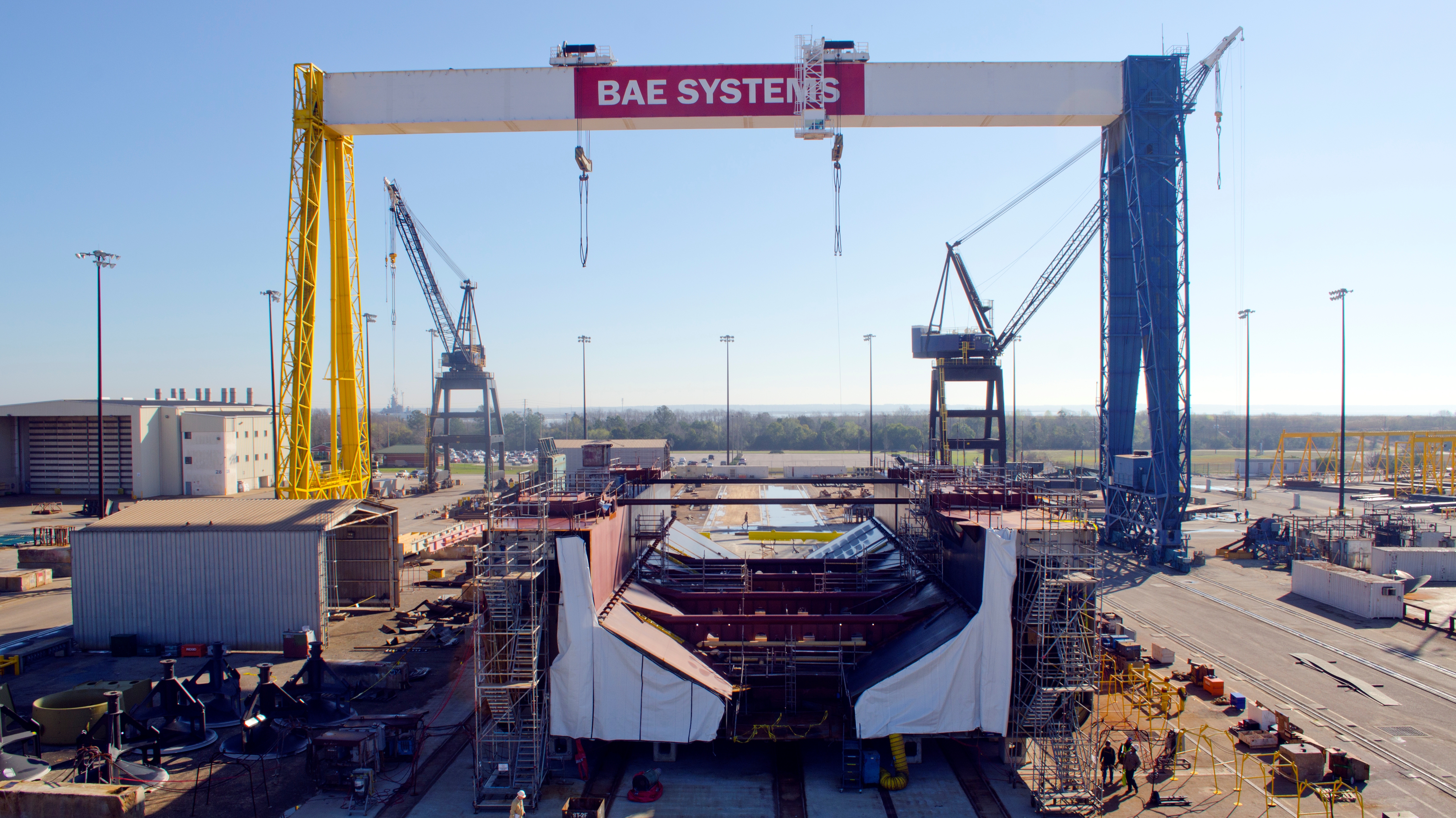 Mobile Shipyard close up