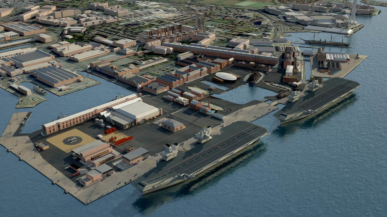The Queen Elizabeth Class Centre of Specialisation at Portsmouth Naval Base.