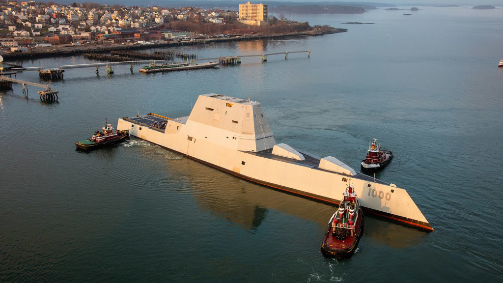 The new guided missile destroyer USS Zumwalt (DDG 1000), along with the USS Michael Monsoor (DDG 1001), will head to BAE Systems’ shipyard in San Diego for post-construction work.