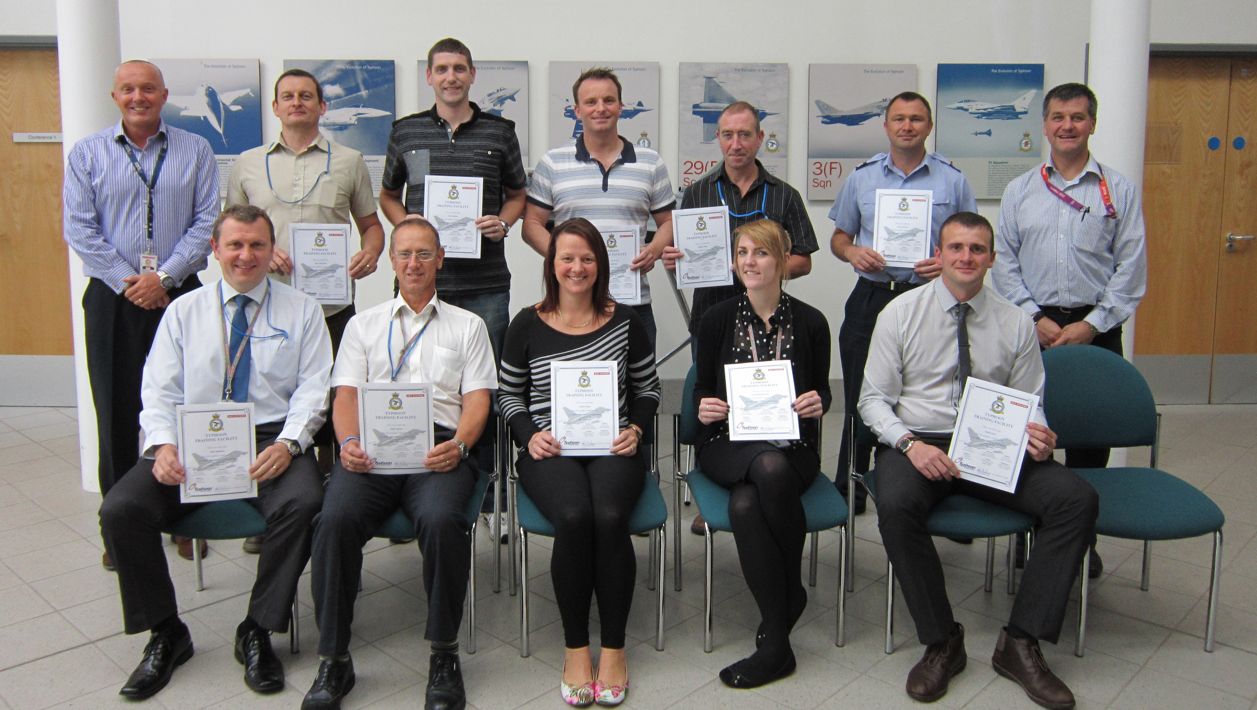 Ten students from the Royal Air Force and our Company recently completed the tenth Six Sigma Yellow Belt course at RAF Coningsby.