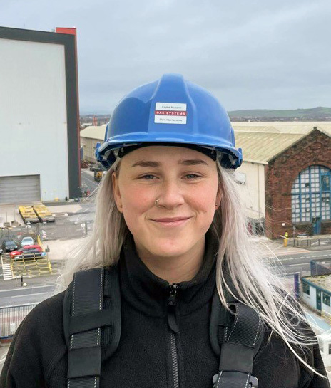 Kaylee, a BAE Systems Employee