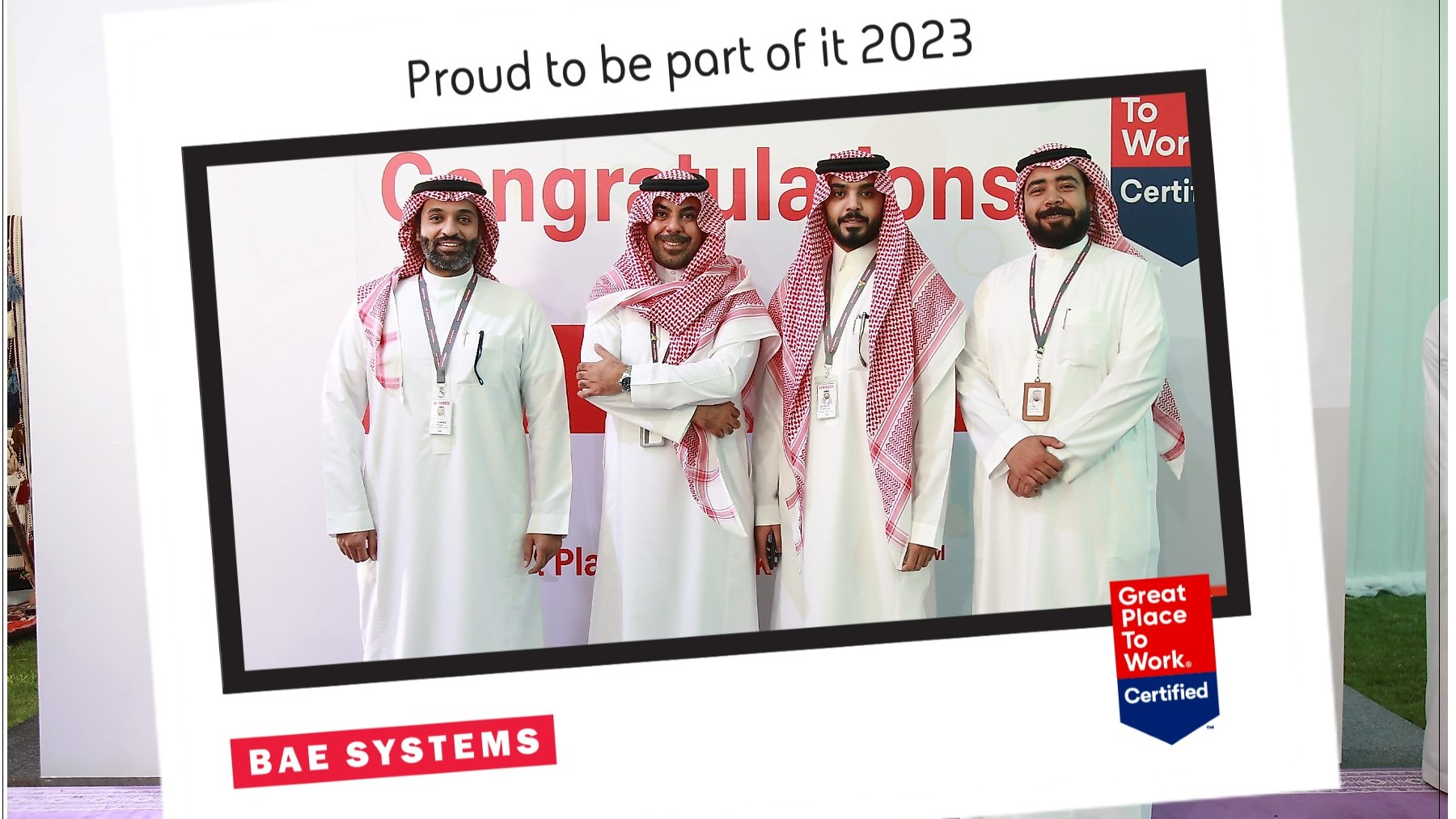 Colleagues celebrate at Great Place to Work awards