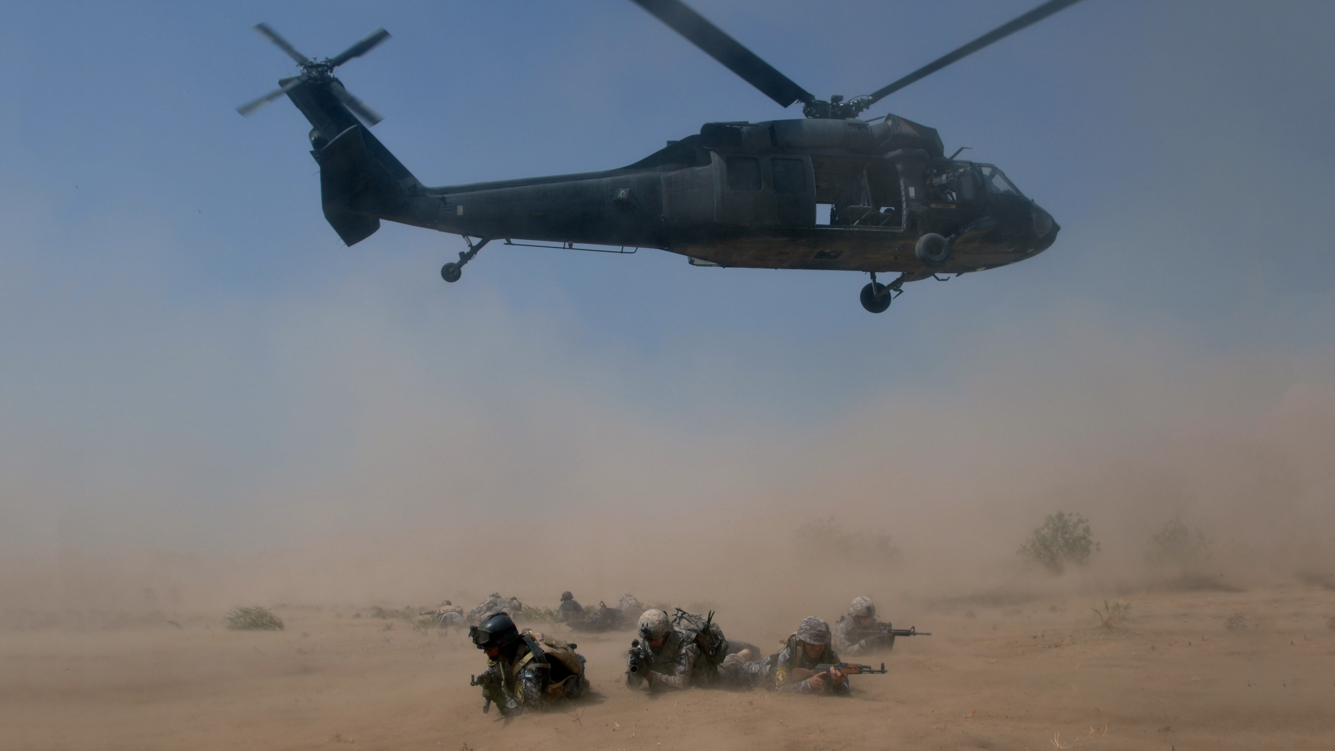 Brownouts and whiteouts solved with MFRF ARMS system.