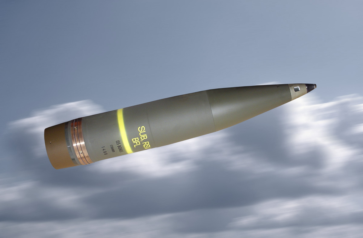 Image of BONUS 155mm munitions shell 