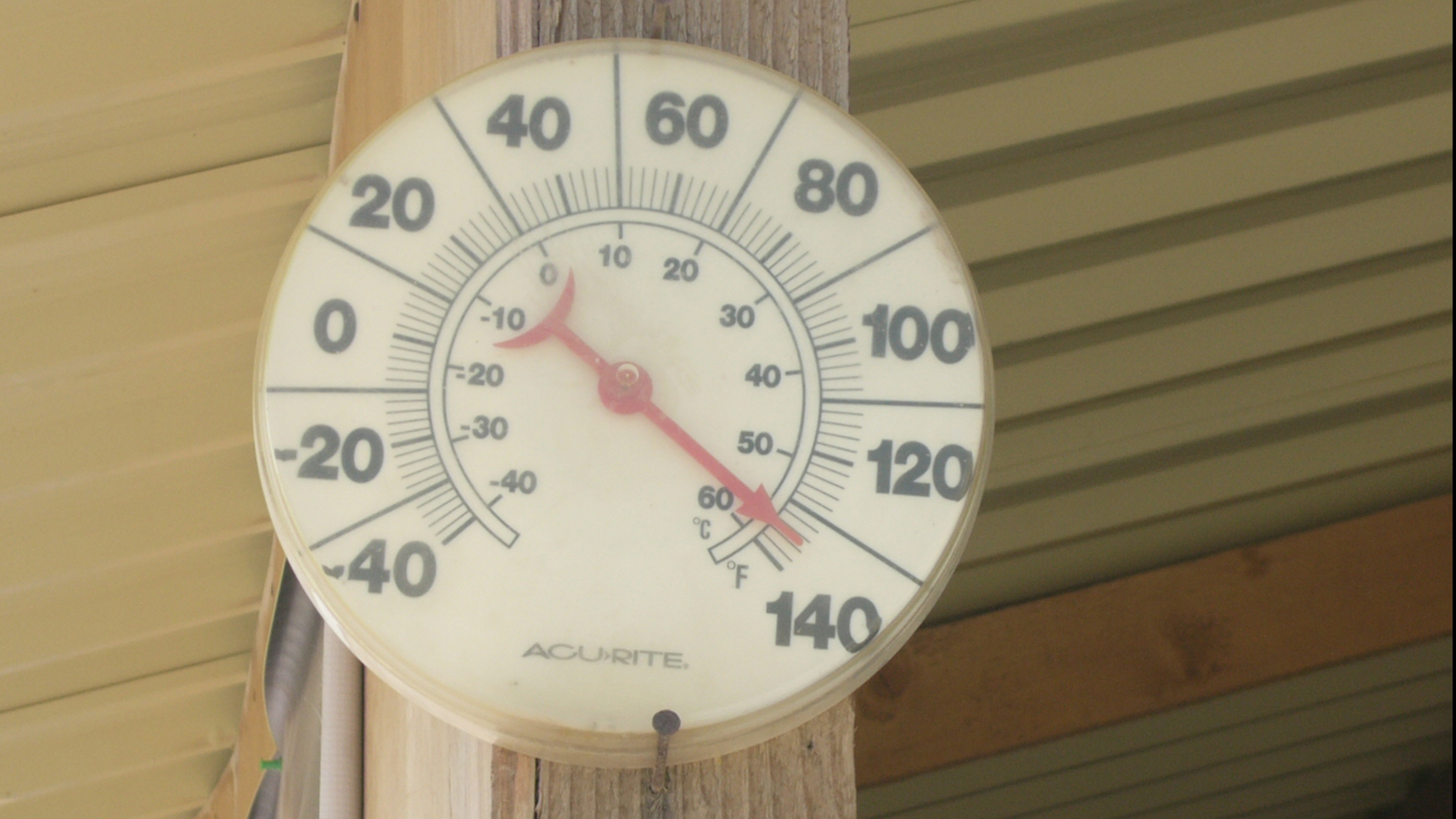 Thermometer in southern Iraq