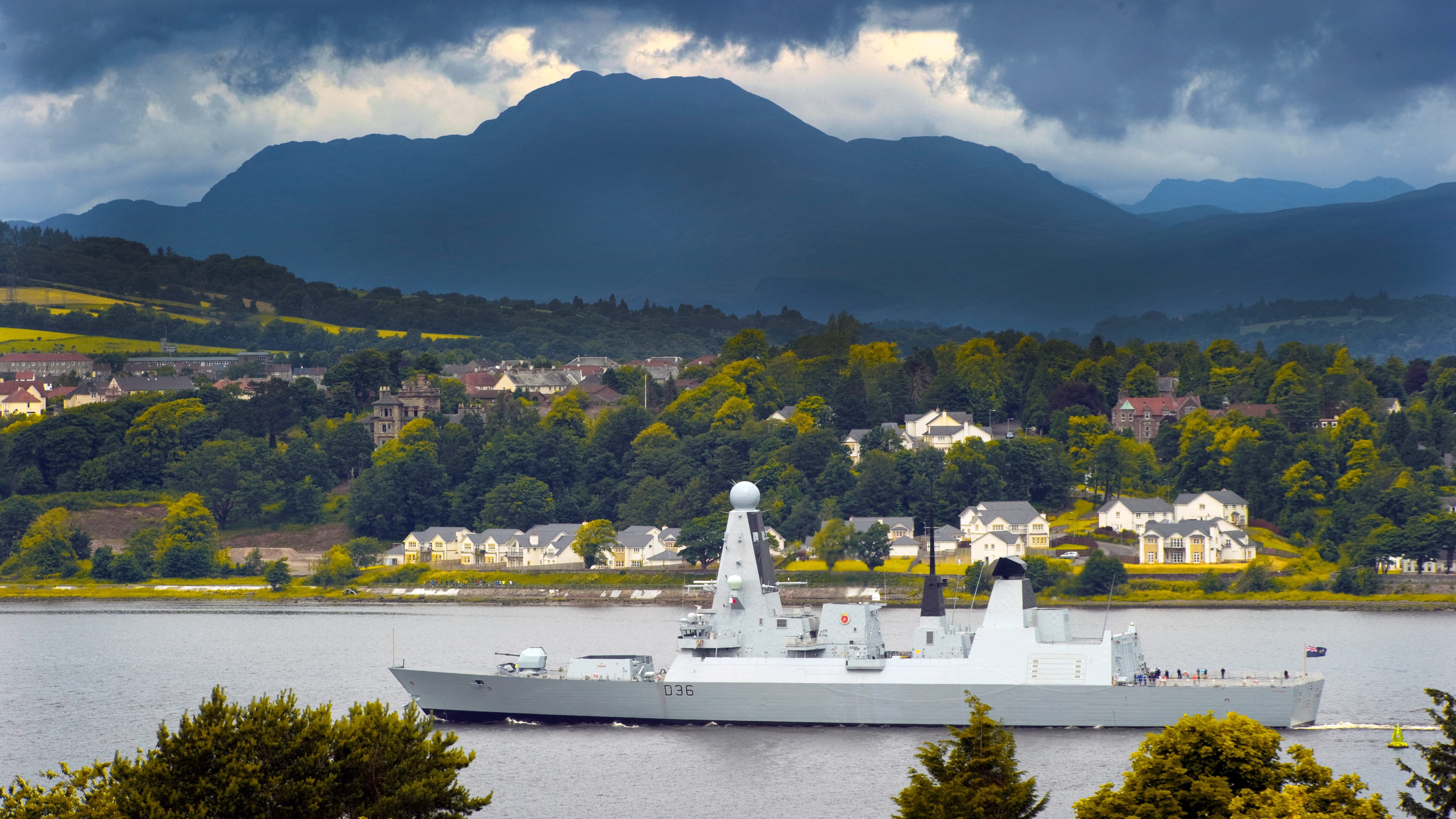 Defender sets sail on her delivery voyage