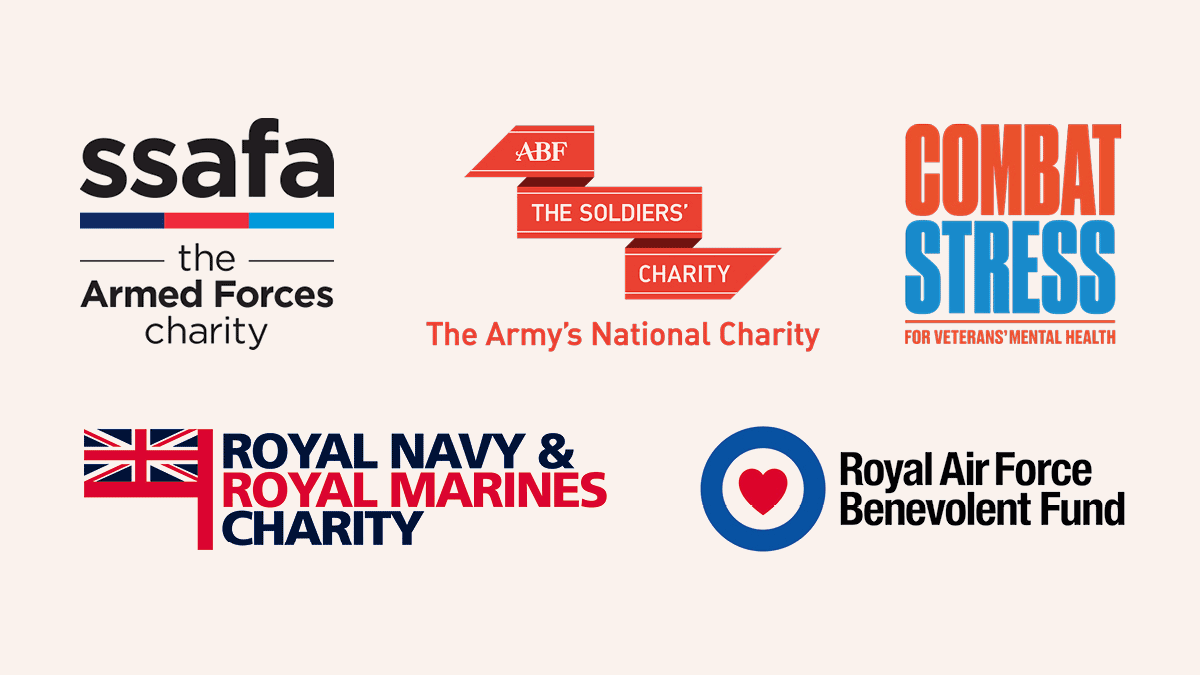 Image of Armed Forces Partner Charities logos