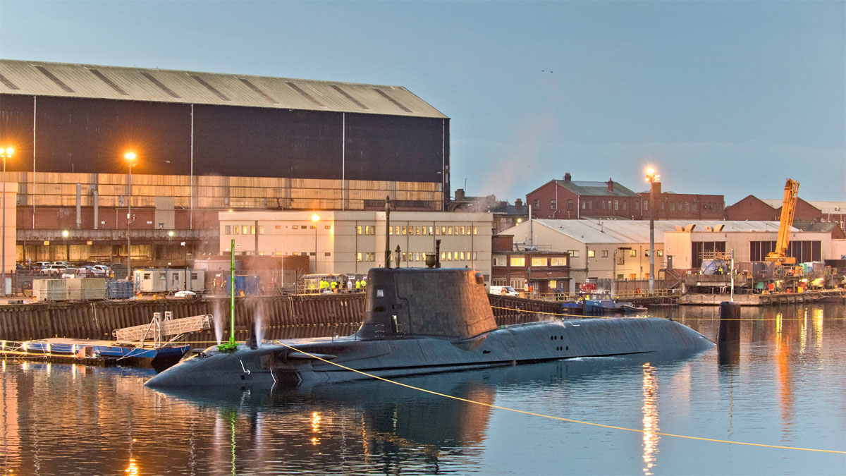 Image of Audacious during the dive