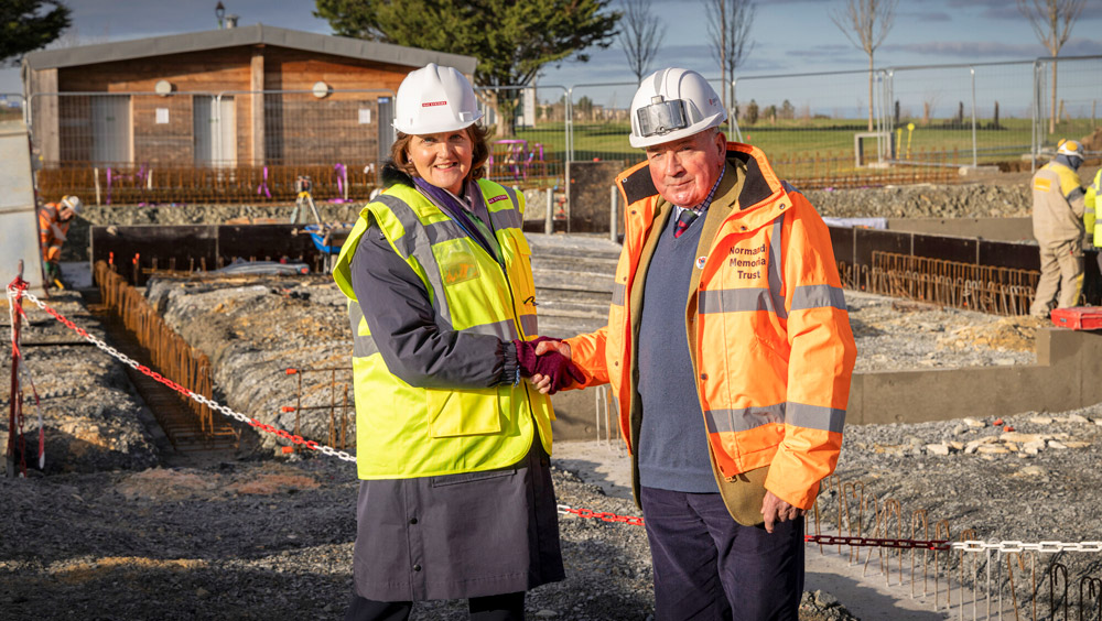 BAE Systems Chair, Cressida Hogg, visit to the British Normandy Memorial at Vers-sur-Mer, France Picture date: Tuesday January 16, 2024