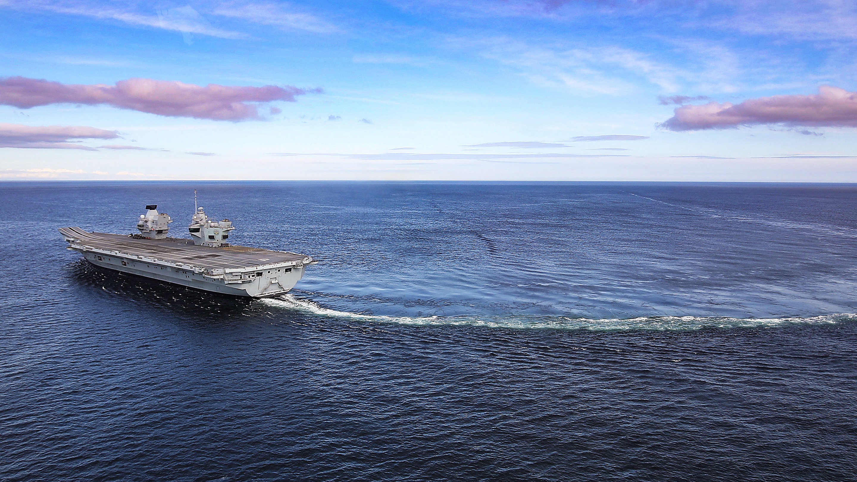 HMS Prince of Wales sea trails 16x9