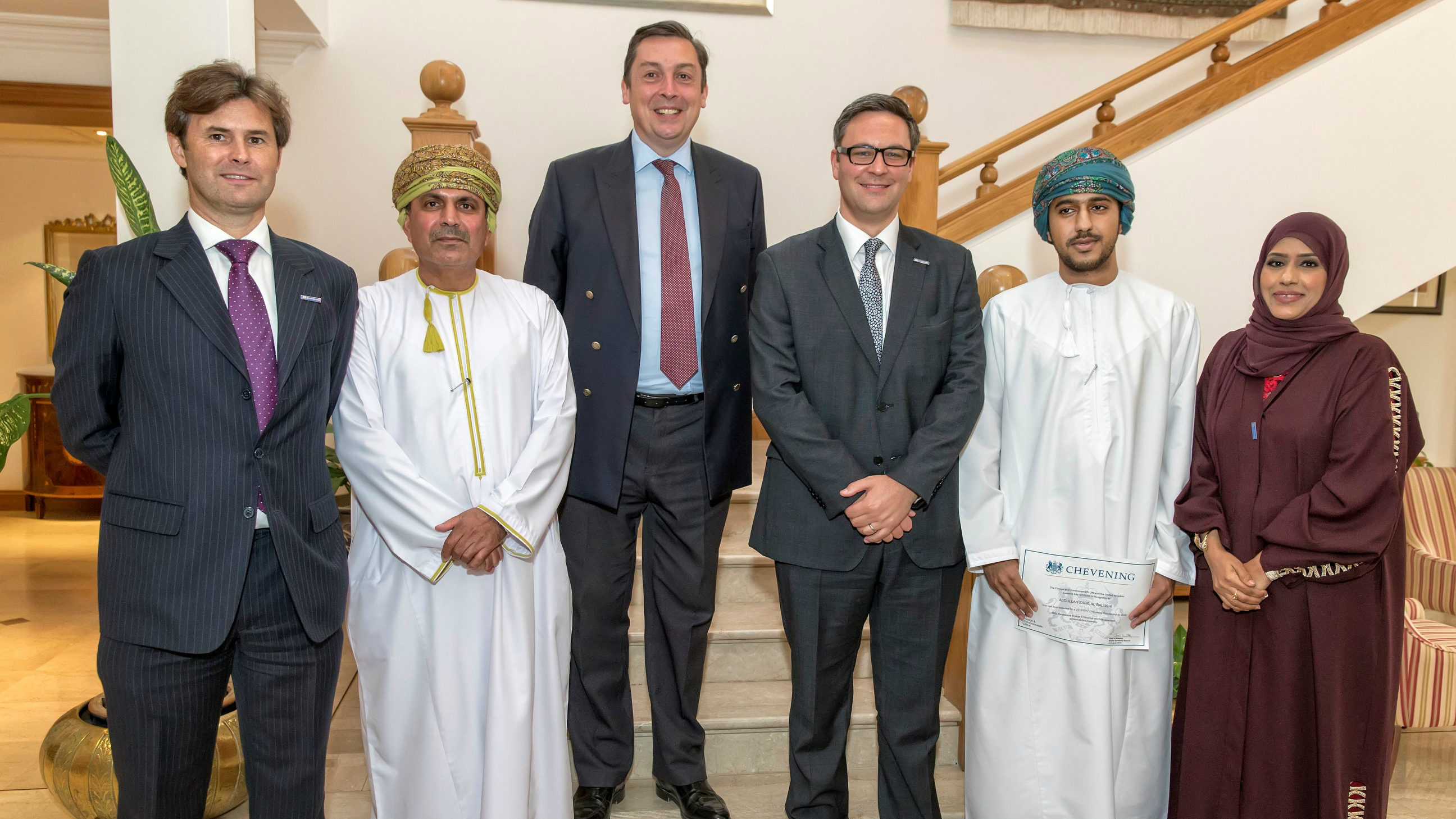 Mathew Foster with Recipients