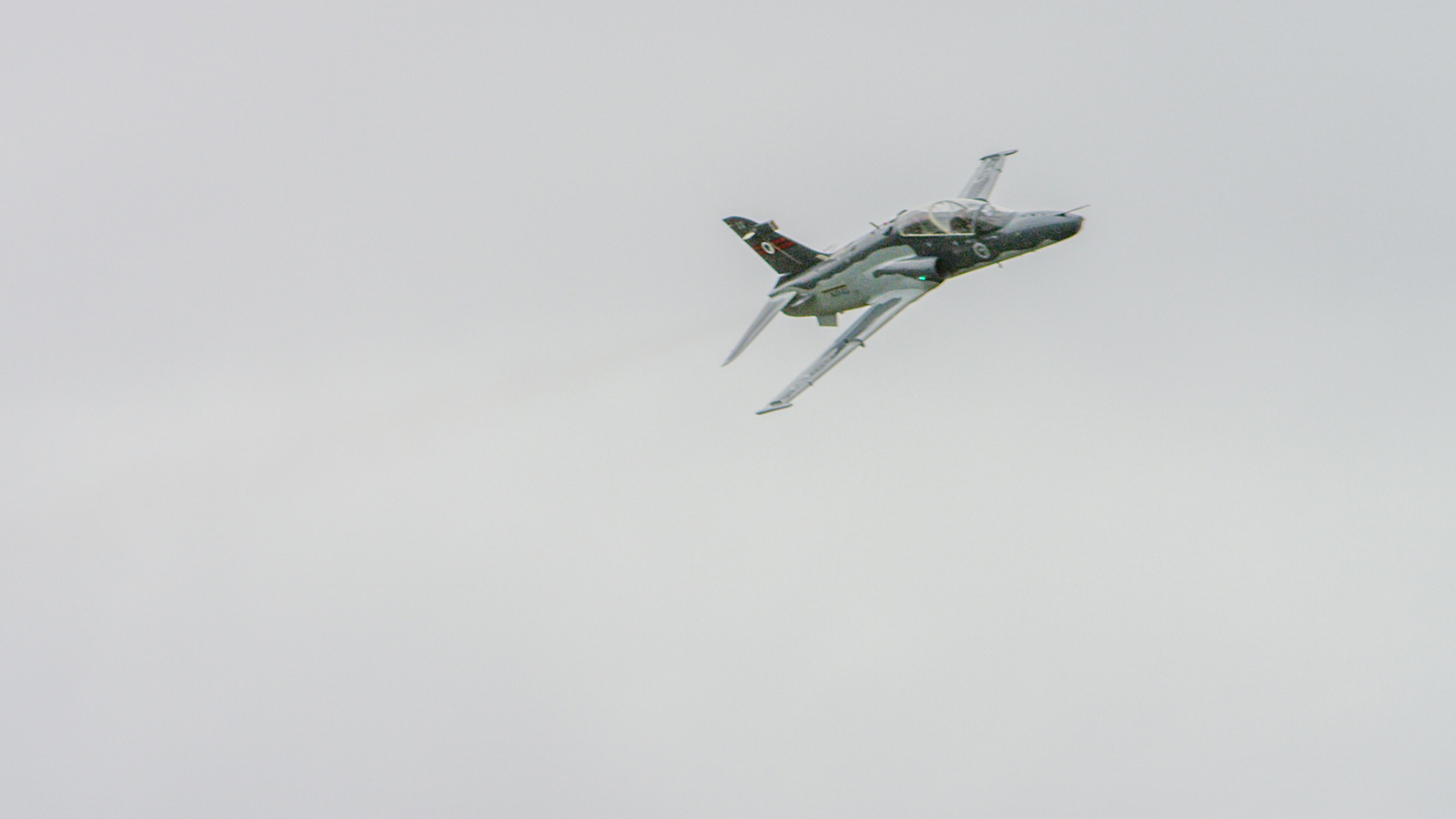 Hawk flying at the LIFCAP ceremony in Williamtown