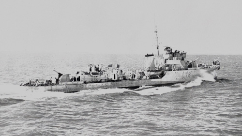 Yarrow built ship - HMS Cottismore