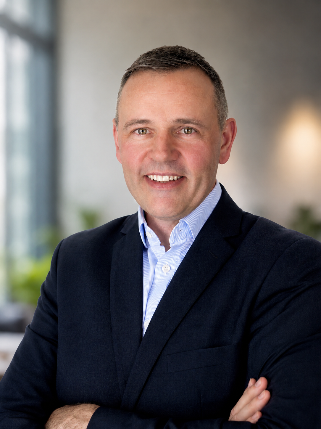 Portrait of Gareth O'Beirne, Senior Manufacturing Manager, BAE Systems Australia