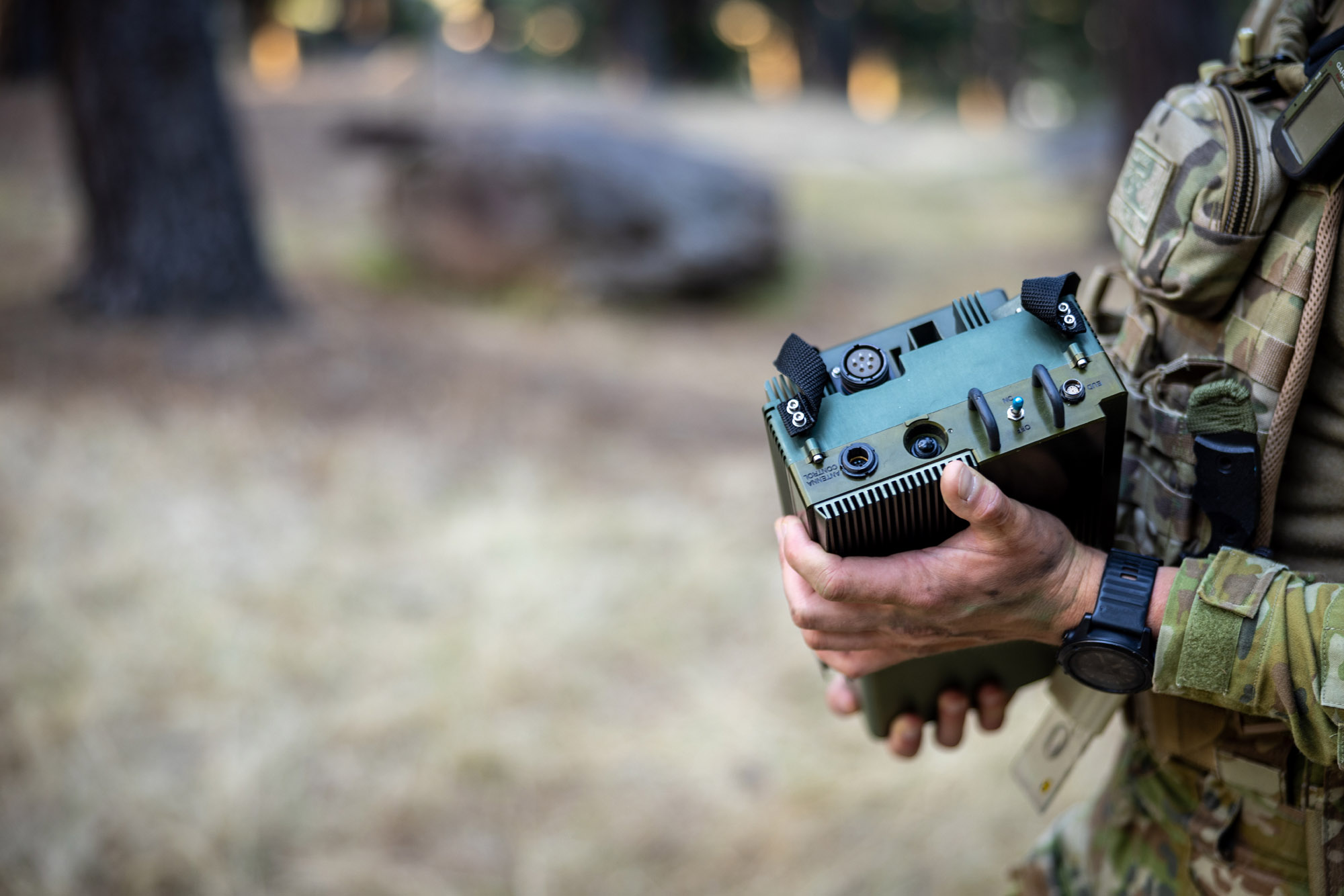 Mantlet Edge held by a soldier