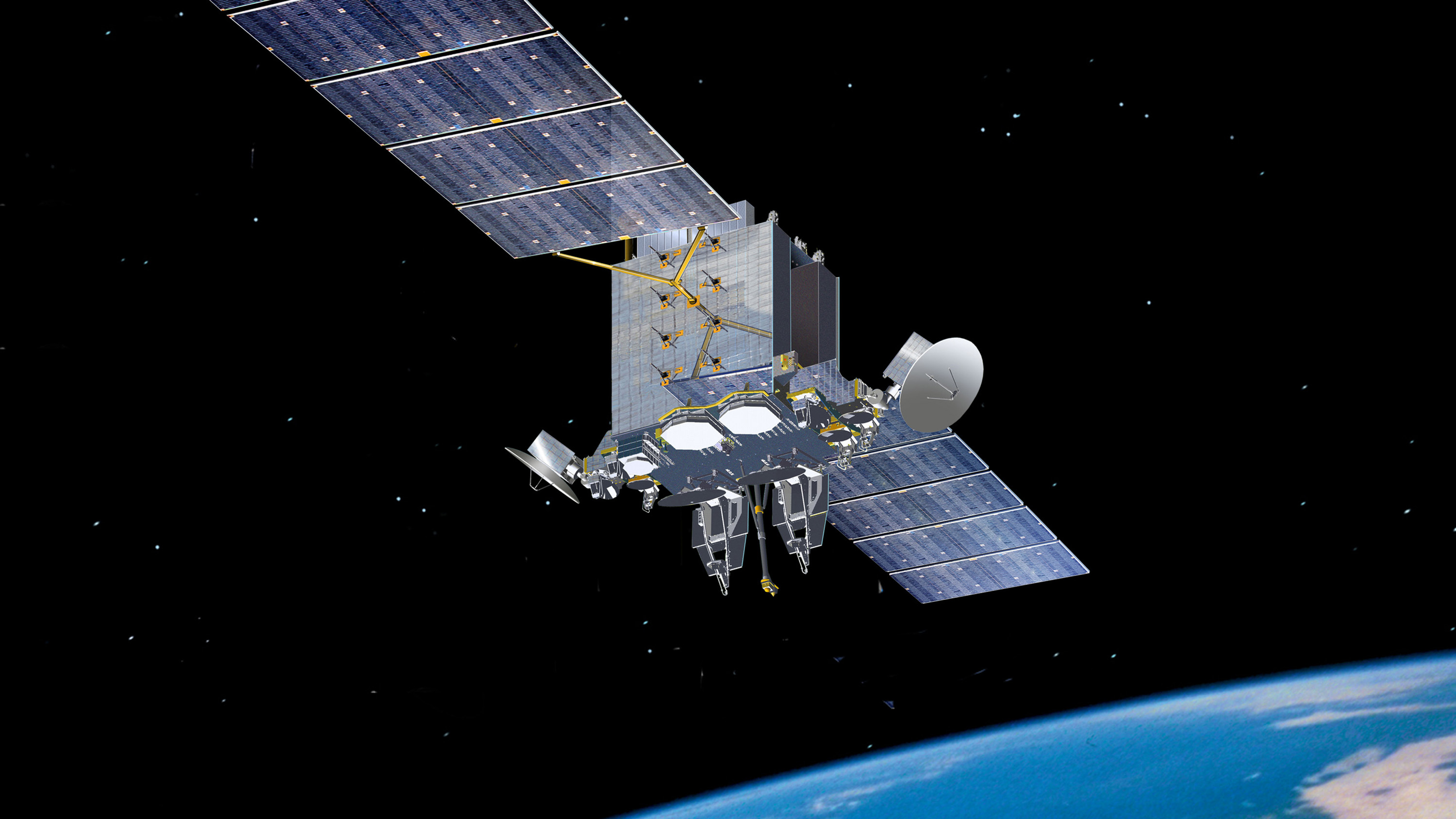 Space, Satellite, Space Resiliency,  Orbits, Earth, High Frequency (AEHF) Satellite