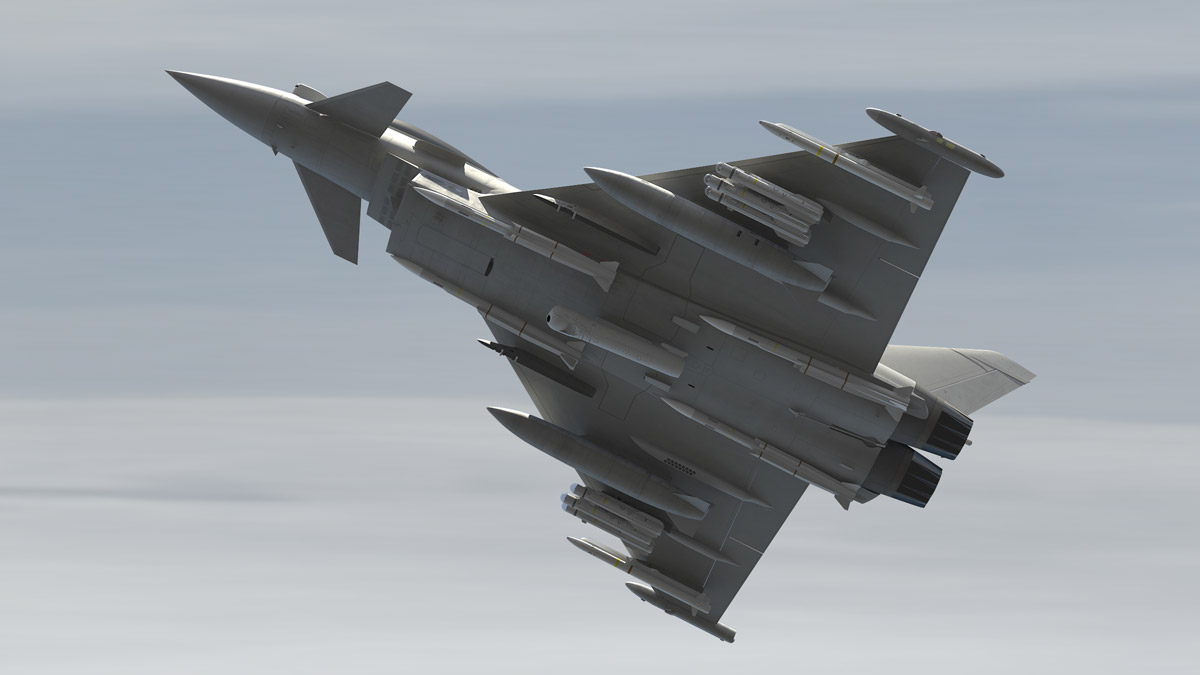Image showing Typhoon with Brimstone. Copyright MBDA UK Ltd