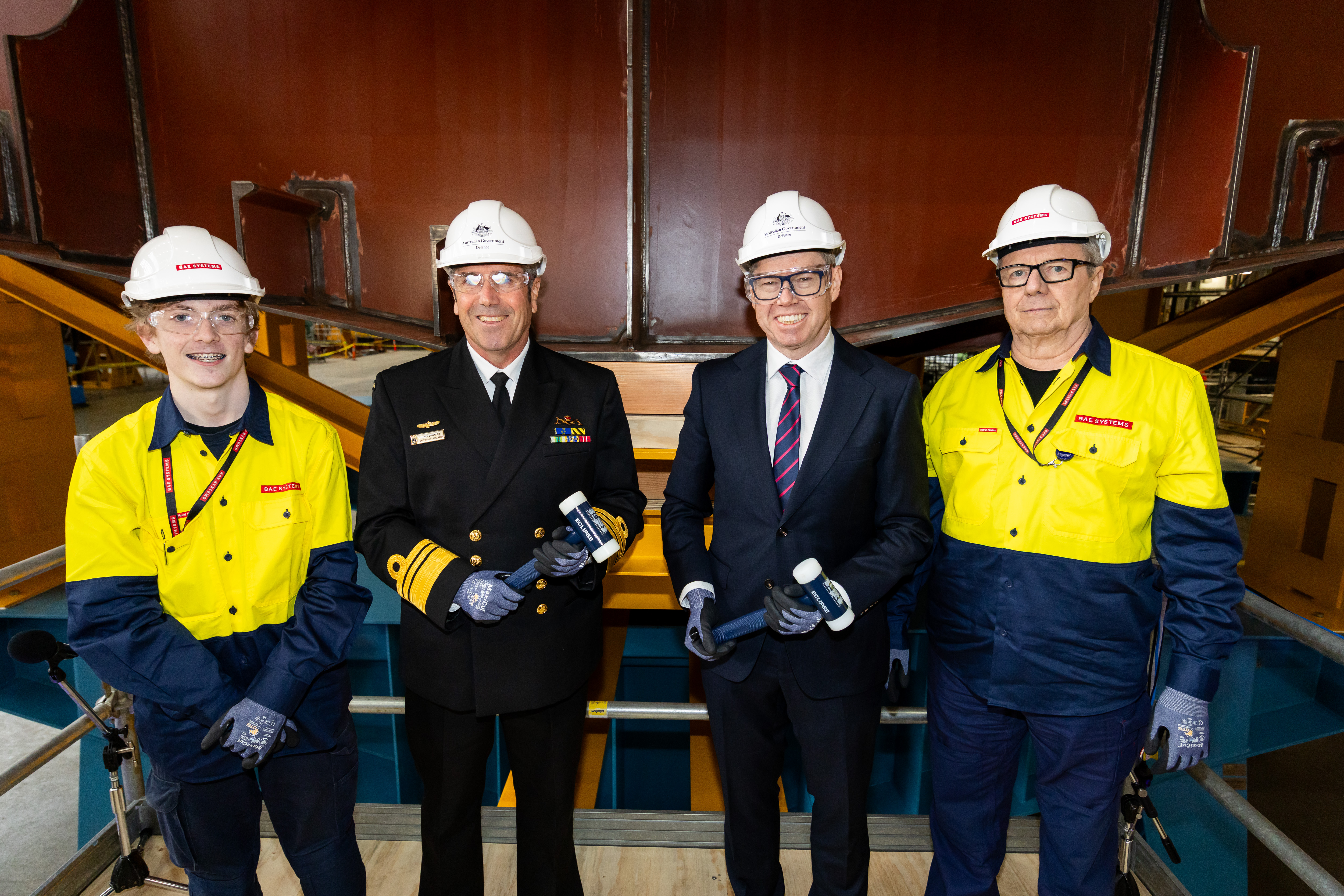 The keel of the first Hunter class frigate is laid